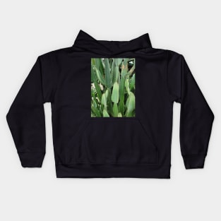 Green Plants and Flowers Kids Hoodie